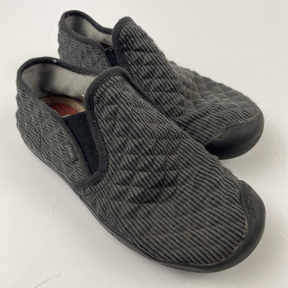 Plae Migi 3D Prism Slip On Shoes Kids 3 Comfort Canvas Striped - Picture 1 of 11